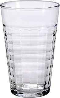 Duralex Prisme Clear Tumbler, 16 7/8 oz. / 50 cl, Set of 6