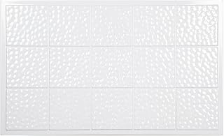 G.E.T. 21 1/2" x 13" White ML-160 Melamine Tile