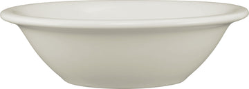 Valencia 4-Ounce 4-3/4-Inch Fruit Bowl by ITI – 4.0 ounces, Ceramic, American White, Pack of 12, Model VA-11