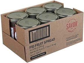 Savor Imports Fig Fruit Spread, 8.46 Ounce, 6 per Case, Made in France, 65% Fruit Content, Perfect for Cheese Boards, Sandwiches, Toast