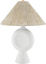 Mitzi HUSDON Valley Lighting HL967201-AGB/WP Centella - 1 Light Table Lamp 24.25 inches Tall and 18 inches Wide - Aged Brass/White Plaster Finish