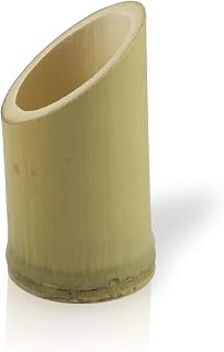 PacknWood 209 BTU 55 Oblique Cut Bamboo Tube Cup,bamboo cups, disposable cups 3.5" W x 2" H,(Case of 200)