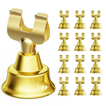 JICYOUP Table Number Holders, Metal, Gold, 12 Pack