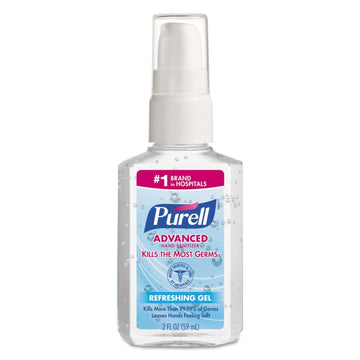 Advanced Hand Sanitizer Refreshing Gel by Purell – 2 Fl Oz (Pack of 1), Gel, Model GOJ962504EA