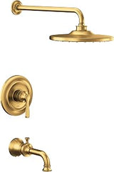 Moen UTS244203EPBG Colinet M-CORE 2-Series 1-Handle Tub and Shower Trim Kit, Valve Required, Brushed Gold