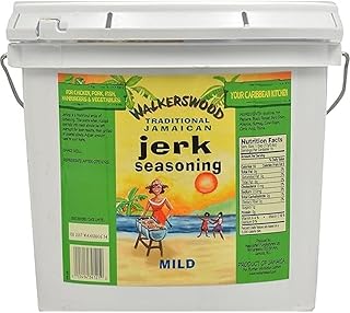WALKERSWOOD Traditional Jamaican Jerk Seasoning, Mild, 142 Fl Oz