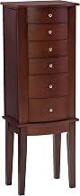 Powell Merlot Jewelry Armoire,