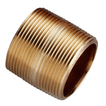 Red Brass Pipe Fitting by Merit Brass – 2 Inch, Brass, Red,Yellow, Model 2032-001