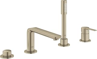 GROHE 19577EN1 Lineare Single Handle Roman Bathtub Filler, Brushed Nickel
