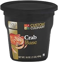 Custom Culinary Gold Label Crab Base, 1 Pound -- 6 per case.