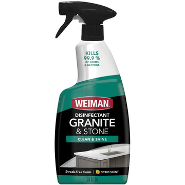 Disinfectant Granite & Stone Daily Clean & Shine by Weiman – 24 Fl Oz (Pack of 1), Plastic, 1 Pack