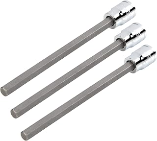TEKTON 3/8 Inch Drive x 8 mm Long Hex Bit Socket | SHB13408 (Pack of 3)