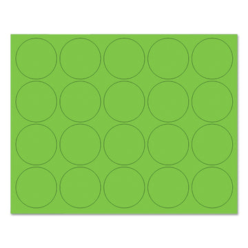 BVCFM1602 - Magnetic Color Coding Dots by MasterVision – Green, Vinyl