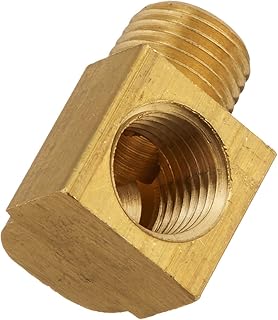 COXREELS 6088 90 Degree Straight Elbow for Spring Driven Reel, Male x Female NPT, 300 psi, 1/4", Brass