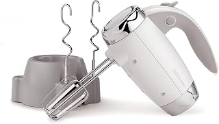 Betty Crocker 7-Speed Power-Up™ Hand Mixer with Stand, BC-4208W, White