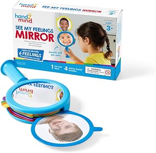 hand2mind See My Feelings Mirror, Feelings and Emotions Toys
