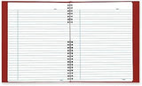 Blueline NotePro Notebook, Red, 11 x 8.5 inches, 200 Pages (A10200.RED)