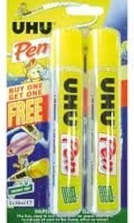 UHU Pen Paper & Card Glue 2x50ml