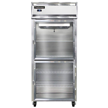 1FX-SA-GD-HD Extra Wide Single Section Reach In Glass Door Freezer by Continental Refrigerator – Commercial Grade