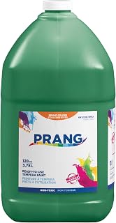 Prang Ready-to-Use Tempera Paint, Green, 1 Gal., 1 Count
