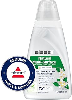 Bissell Natural Multi-Surface Floor Cleaning Solution 1L 3096 | For CrossWave, SpinWave, SpinWave Robot and HydroWave, plant-based and safe for children and pets