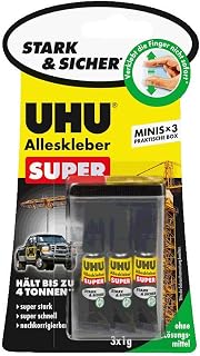 UHU Strong & Safe 3 X 1G Minis