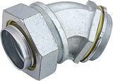 RACO 3448 Liquid Tight Connector, Steel, 45 Degree, 2" (Pack of 5)