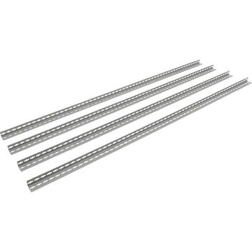10' High Angle Post by Global Industrial – 4, Alloy Steel, Grey, Model 790CP104