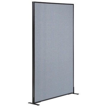 Freestanding Office Partition Panel by Global Industrial – Alloy Steel, Blue, Model 238636FBL