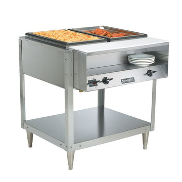32" x 32" x 34" 2 Well Hot Food Table by Vollrath – 35.75x50.00x19.50, In Description, Check Images, Model 38102