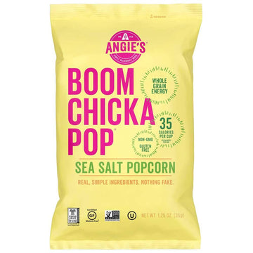 Angies pop Sea Salt Popcorn by Angie's Artisan Treats – Pack of 12