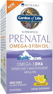 Garden of Life Minami Prenatal Omega-3 DHA Fish Oil, Lemon Flavored, 30ct