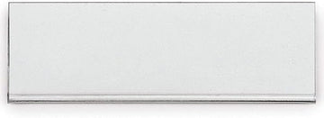 1/2" x 6" Label Holder, Economy Strips, Clear, 50/Pk
