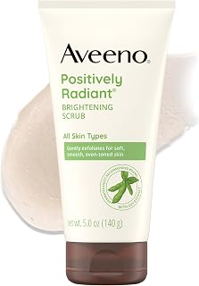 Aveeno Positively Radiant Skin Brightening Daily Face Wash Scrub, 5 oz