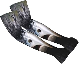 Cooling Arm Sleeve Uv Sun Protection Sport Compression Sleeve For Men Women | Emu Arm Cover With Thumb Hole Non-Slip Breathable Tattoo Cover Up For Volleyball Golf Outdoor