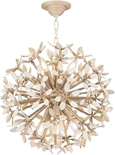 Corbett-Standard 511-20-IYC Corfu - 8 Light Chandelier - 19.5 Inches Tall and 20 Inches Wide - Ivory Coco