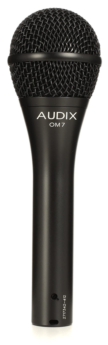 Hypercardioid Handheld Dynamic Vocal Microphone for Stage Singers - Black by AUDIX – 6.00 x 9.00 x 12.00 inches, Zinc, Black, Model OM7