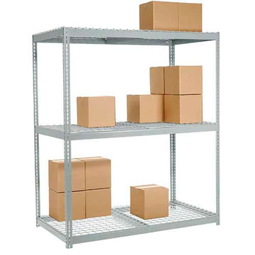 Wide Span Rack 48Wx48Dx96H by Global Industrial – 3, Alloy Steel, Grey, Model 716762