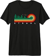 Evergreen Vintage Stripes Strahl, Tennessee Premium Tri-blend T-Shirt