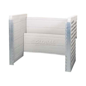 ScapeWEL 2 Tier Window Well Two Part Package by Bilco – 73"L x 22"W x 48"H, Soft Earth Tone, Model WW4048-66