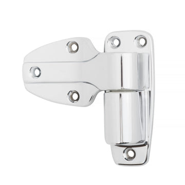 1246 Reversible Cam-Rise Hinge by Kason – Nylon, Polished Chrome, Model 11246000028