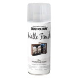 Matte Clear Spray Paint by Rust-Oleum – 11 Ounce (Pack of 1), Plastic, Clear, Model 267028