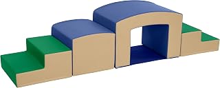 ECR4Kids Step Up n' Over, Toddler-Sized, 4-Piece, Green/Blue
