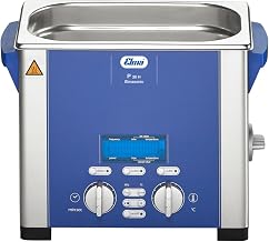 Elmasonic 103 3218 P30H Dual Frequency Ultrasonic Cleaner for Lab & Industrial Use with Digital Display, Four Modes, Heater, Drain & Timer, 0.7 gal Tank