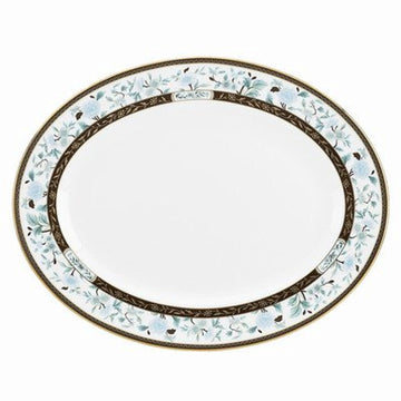 Marchesa Palatial Garden Oval Platter by Lenox – Large, Bone China, White, Model 819869