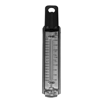 Instruments | | Candy/Deep Fry Thermometer with Handle and Clip by Comark – 12 inches, Stainless Steel, Stainless-Steel, Model CF400K