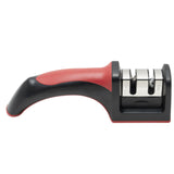 Kitchen Knife Sharpener Medium by Winco – Medium, Plastic, Black, Red, Model KSP-2