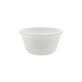 Fluted melamine ramekin collection 4 oz by Thunder Group – 4.0 ounces, Melamine, White, Model ML532W1