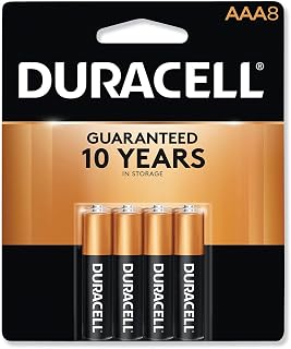 DURACELL MN2400B8Z CopperTop Alkaline Batteries, AAA, 8/PK