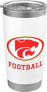 Carlisle High School Wildcats Football Stainless Steel Insulated Tumbler
